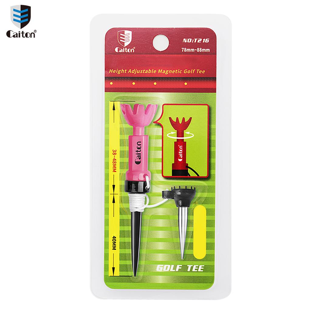 Caiton 4 Colori Altezza Regolabile Tee da Golf – 78-88mm, Rotante a 360°, , Design Polpo, Stabile e Durevole, Resistente agli Urti.