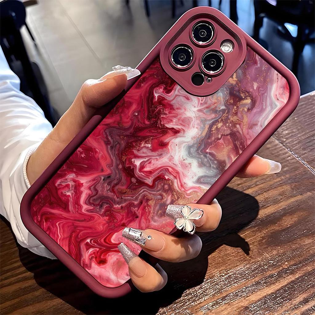 Red River Sky Eye Black Groove iPhone15/16/17 Case