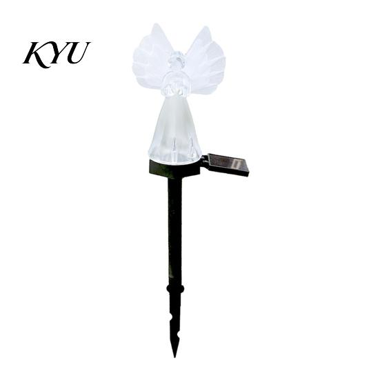 Outdoor Lighting for Lawn Solar Angel Garden Light, LED Yard Stake Waterproof Lights Graveside Memorial Decorative Lamp Cemetery Graveyard Patio