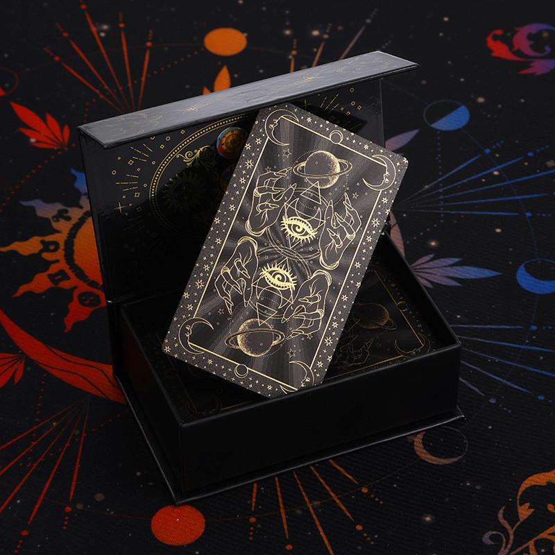 Tarot Cards Gift Set Waterproof Plastic For Family Board Games And Emotional Development
