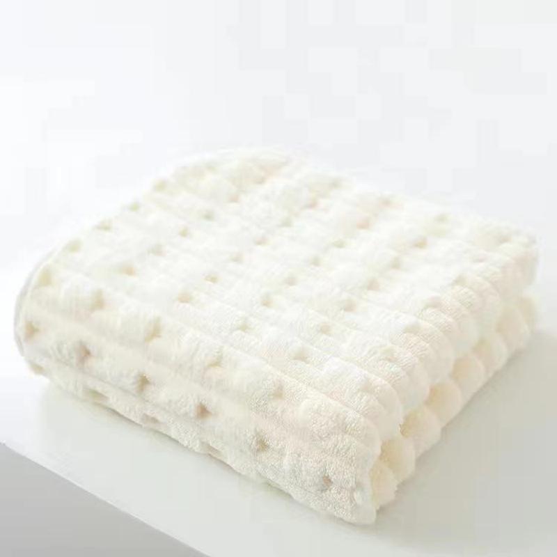 

Швидкосохнучий рушник, Рушник з коралового флісу, Абсорбуючий рушник для обличчя та прибирання з коралового флісу білий