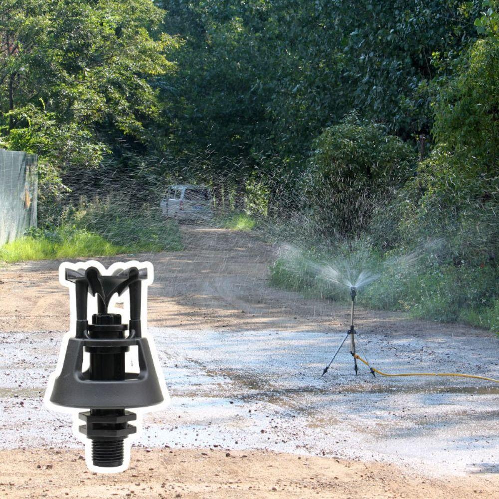 2pcs Plastic Rotary Watering Sprinkler Durable Universal Garden Irrigation Nozzle 360 Degree Swing Sprinkler Flower Vegetable