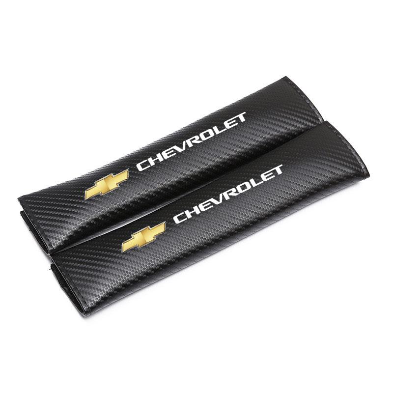Kcwx2 Car Seat Belt Cover Adjustable Plush Safety Belt Cover Shoulder Pad Soft For Chevrolet Colorado Cruze Spark Captiva Malibu Trax