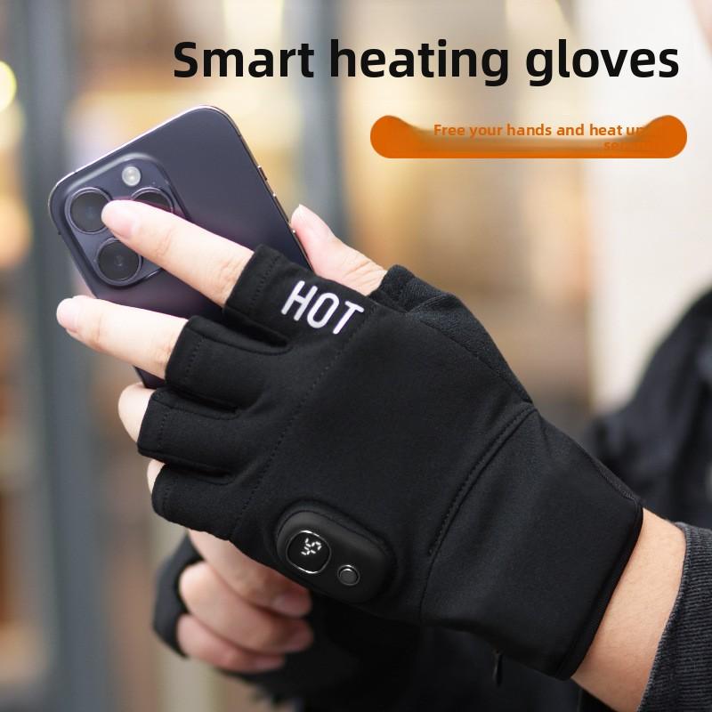 Electric Heating Gloves Ski Cold Gloves Lithium Battery Touch Screen Heating Gloves Outdoor Riding