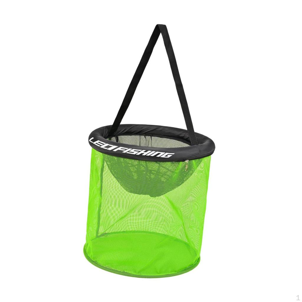 ing Basket Baits Storage Cage Mesh Net Folding for Pond