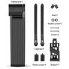 Folding Anti Theft Bicycle Lock Foadable Bike Security Lock with Mounting Bracket
