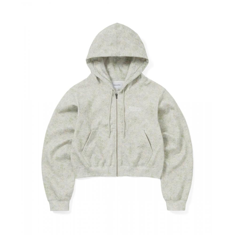 Thisisneverthat Ol Logo W Zip Up Hoodie Floral Ivory S