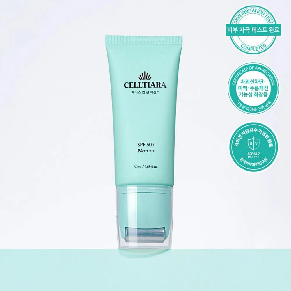 

[Main Product + Refill] CELLTIARA Face Up Sun Essence UV Protection/Moisturizing/Elasticity Main product + 1 refill set