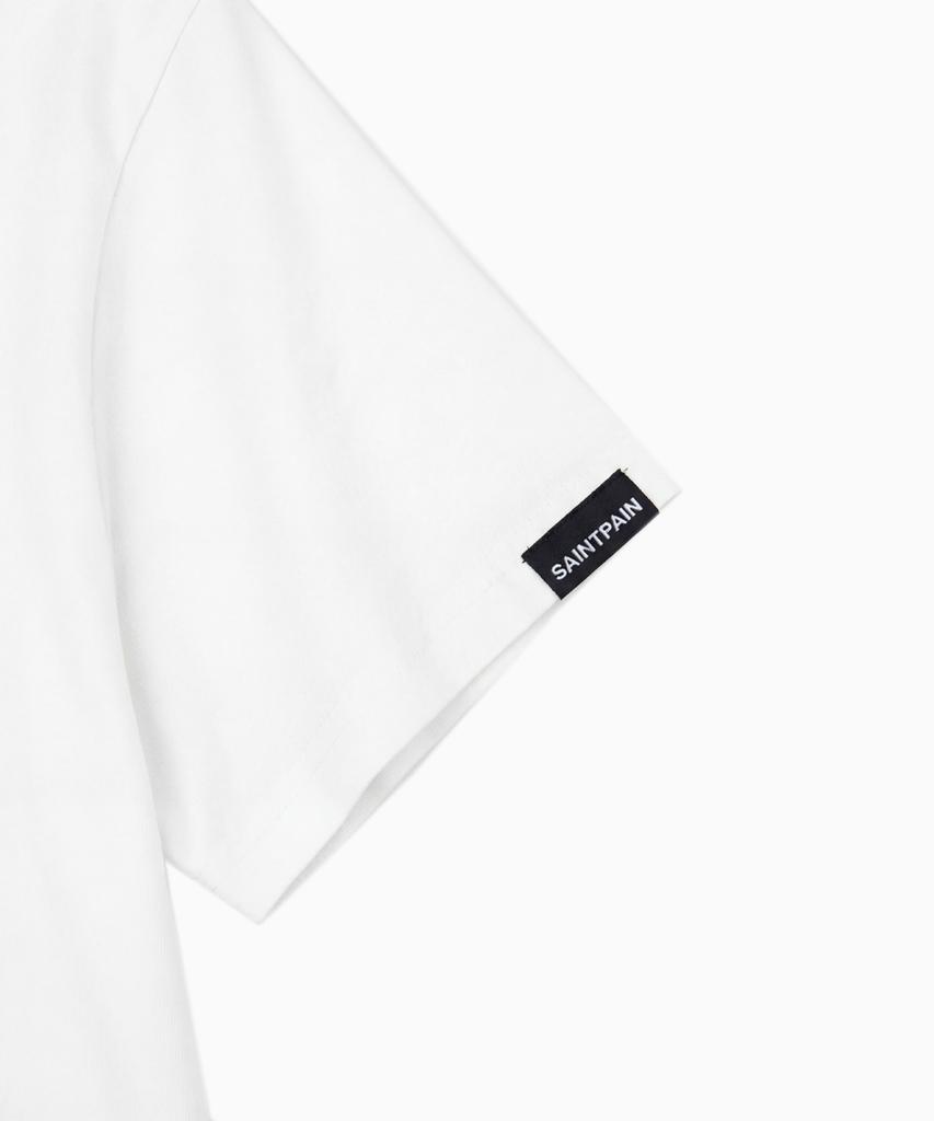 SAINTPAIN Sp Mixed Lettering Short Sleeve T-Shirt White
