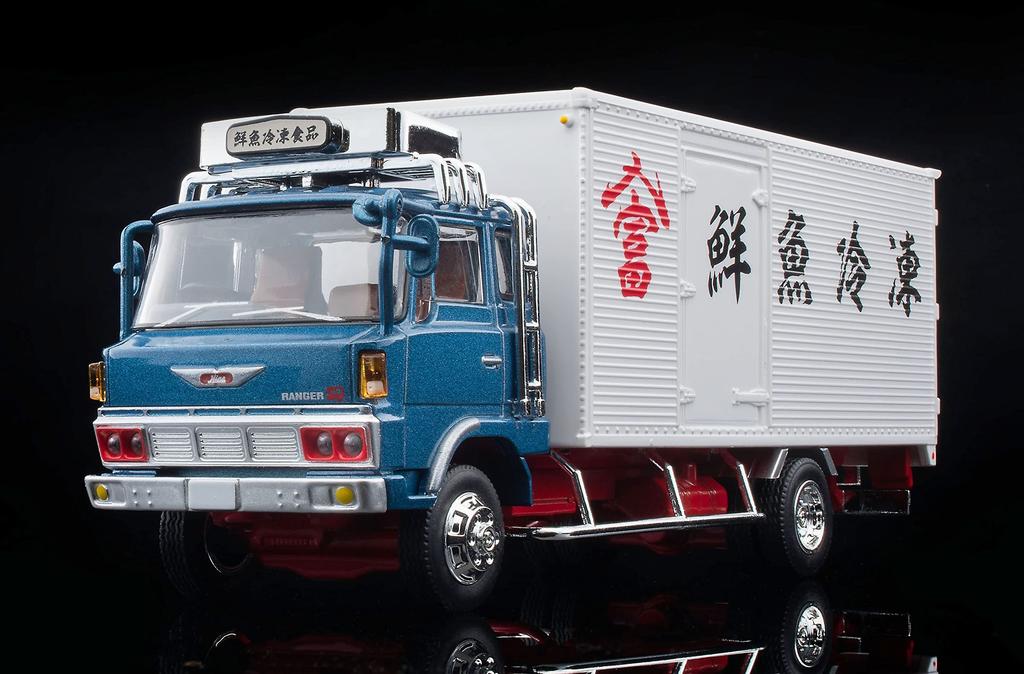 Tomytec Tomica Limited Vintage Neo Scale Hino Ranger KL545 Panel Van Finished Model 1/64 LV-N243c (Blue) -
