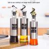 Leak-Proof Press-Type Glass Oil & Vinegar Dispenser