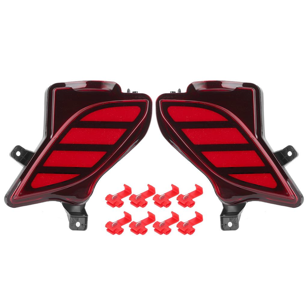 LED Heck-Tagfahrlicht Rücklicht Stoßstange DRL Lampe Rotes Glas Passend für Highlander 2019-2021