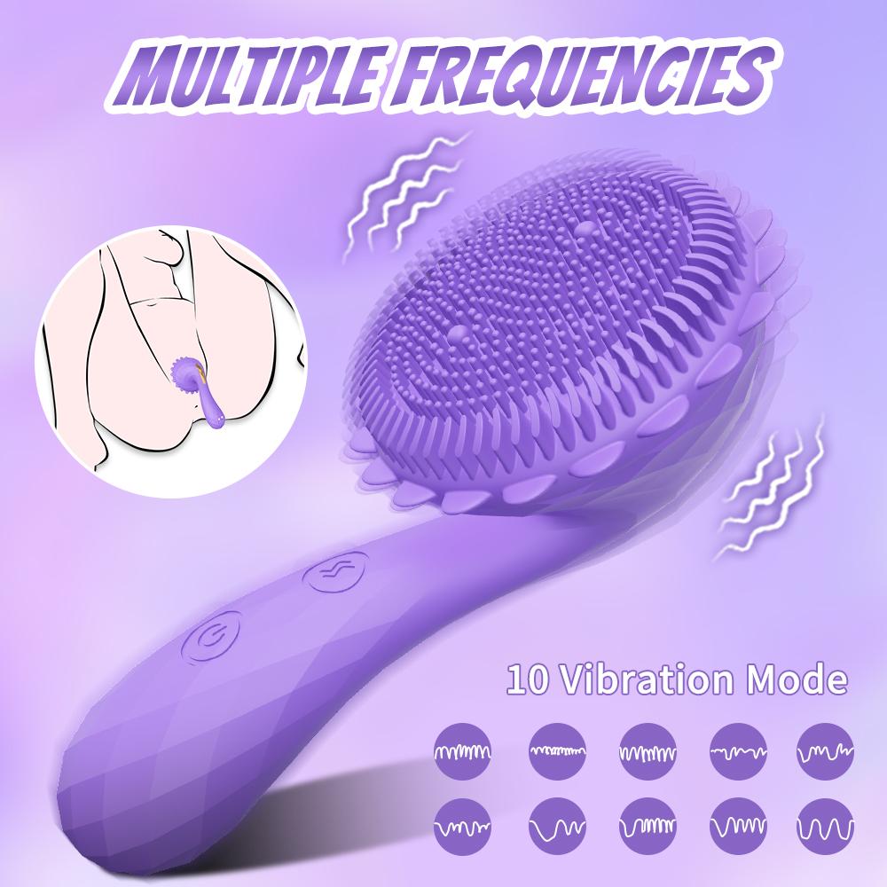 Gesichtsreinigungsbürste Silikon Sexspielzeug G-Punkt Vibrator Massagegerät für Frauen Klitoris Brustwarzen Anale Stimulation Erwachsenenprodukte 18+