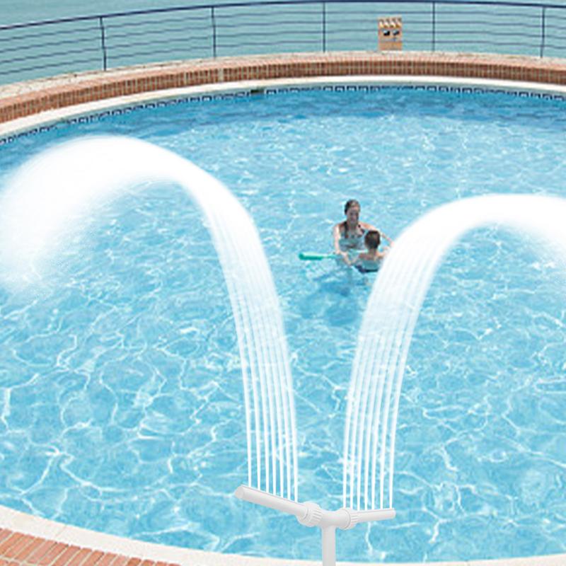 Swimming Pool Waterfall Fountain Spray Single Fountain Heads Water Sprinklers Pools Spa Garden Decorations Pool Accessories