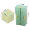 3pcs Plastic Infinite Cube Matte Decompression Toy for Adults Children Office Household Playing
