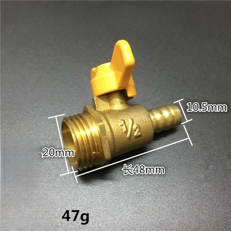 Brass Hose Fitting 4mm-19mm Barb Tail 1/2"  BSP Female Thread Copper Connector Joint Coupler Adapter