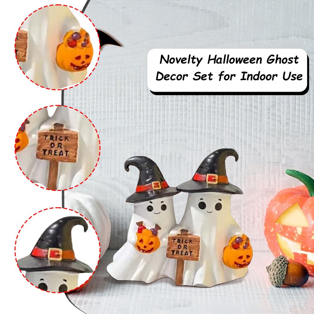 Doppel Halloween Figur Desktop Dekoration Requisiten Szenen Set Artikel