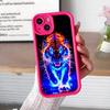 Tiger Neon Dicke TPU Handyhülle für iPhone 17 16 15 14 13 12 11 Air Pro Max Plus Buntes Cover