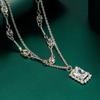 SACE GEMS Classic Luxury Zircon Women Pendant Necklace Jewelry Wedding Promise Party Gift