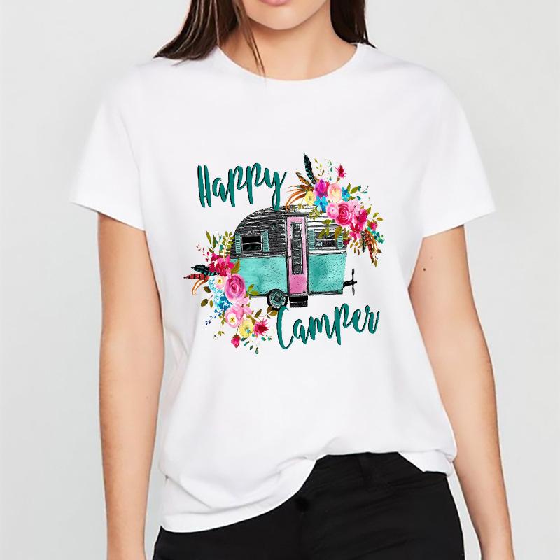 Women Fashion Lovely Giraffe Graphic T-Shirt 90S Stylish Female Harajuku Cartoon Casual Tees Summer Tops Tshirt O-Neck Clothes