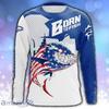 Men's Long Sleeve T-shirt 3d Fishing Print Graphic T Shirts Men Women Fashion Tops Tees Men's Clothing Outdoors Sportwear Tops
