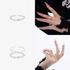 Open Stylish Adjustable Ring For Women Featuring Elegant Geometric Design And Versatile Chic Look