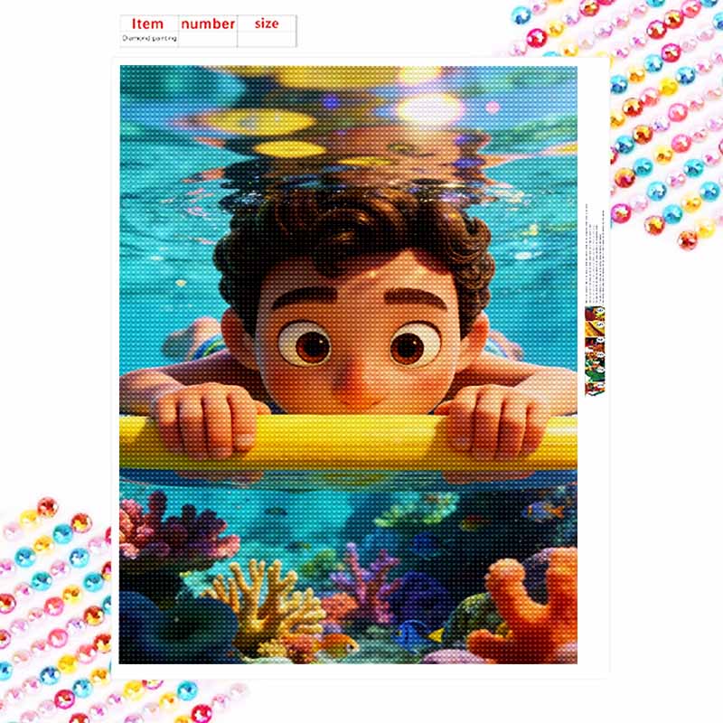 Disney DIY diamond painting 5d full diamond cross stitch Luca diamond living room bedroom decorative painting