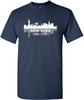 New York NYC Skyline - Classic City Hometown Pride Sports Team T Shirt - Navy
