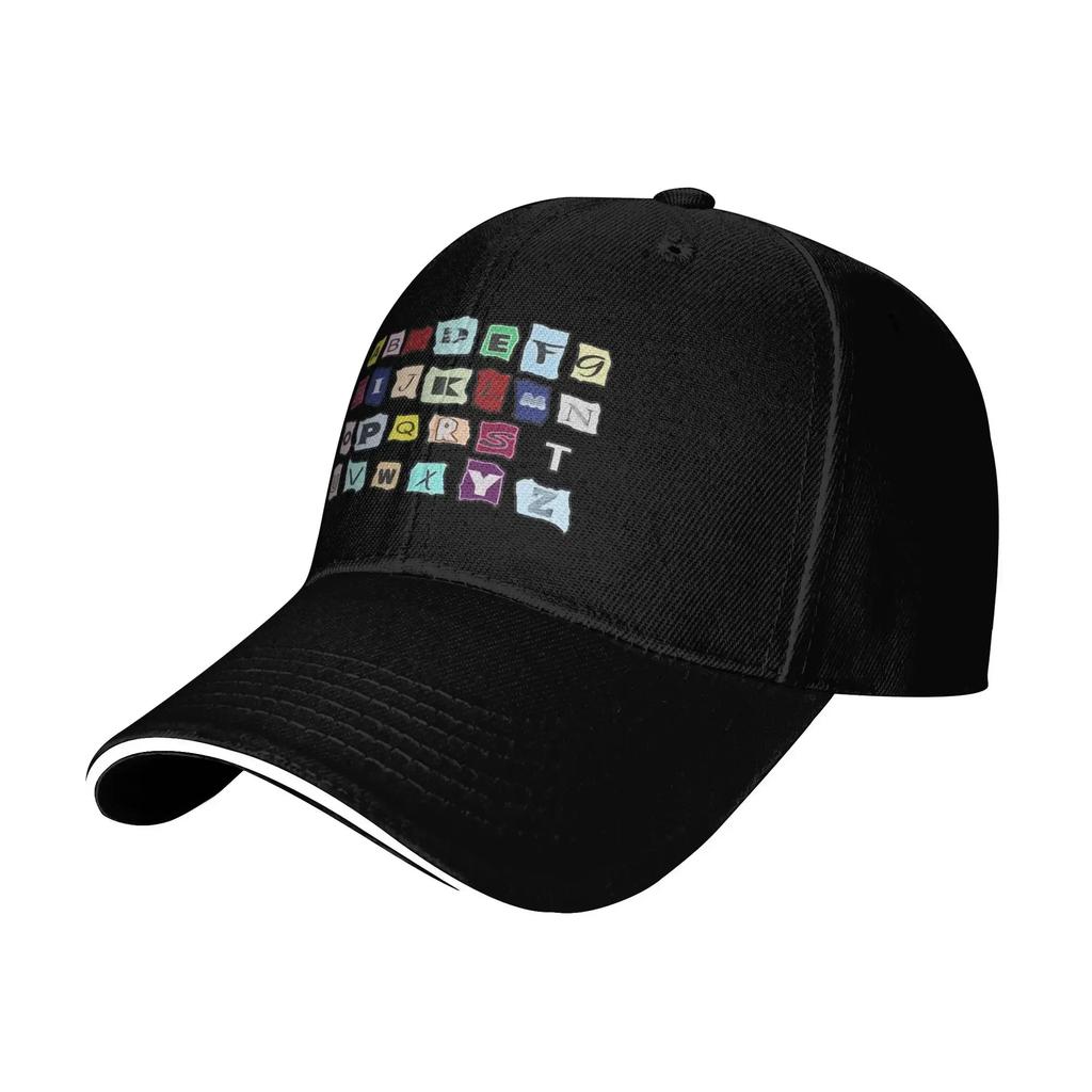 Alphabet  Cap Fashion Casual Baseball Caps Adjustable Hat Hip Hop Summer Unisex Baseball Hats Customizable Polychromatic