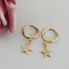 Fashion Tiny Moon Crescen Jewelry Huggie Hoop Earring Small Star Charms Ear-cuffs Ear Piercing