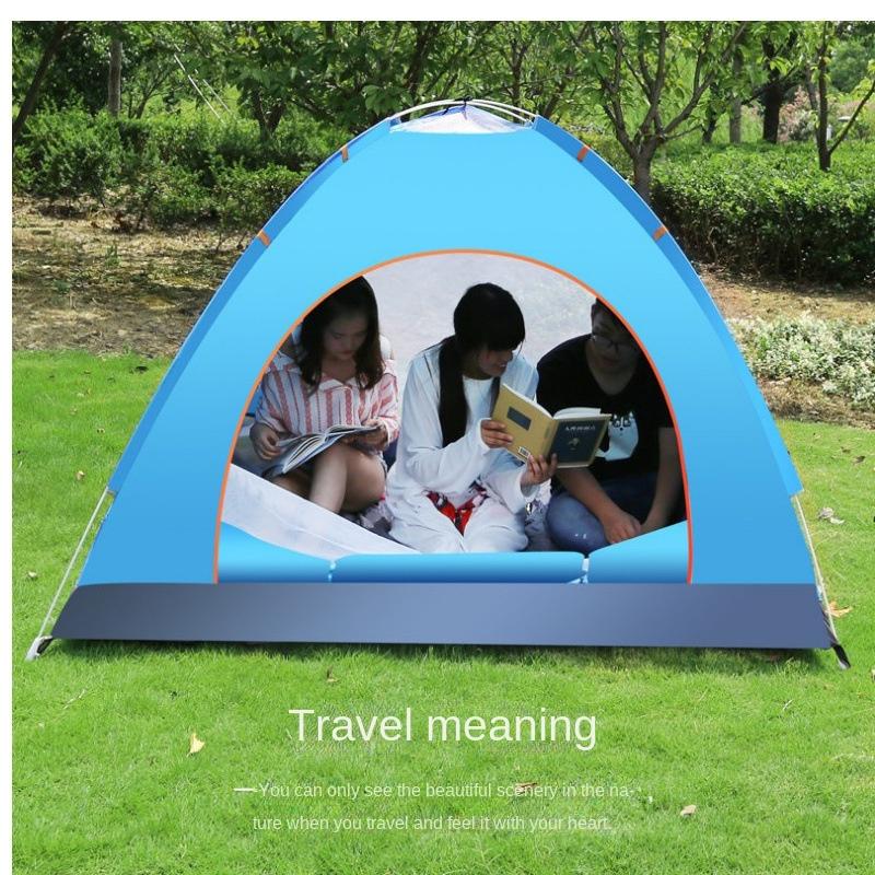 Çadır Açık Otomatik 3-4 Çift Ev Yağmur Geçirmez Böcek Geçirmez İç Mekan Dış Mekan Yetişkin ve Çocuk Çadırı Güneşlik