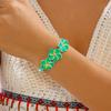 Bracciale Floreale Hawaiano Boho per Donna Corda Intrecciata con Perline Braccialetto Vacanza Estiva in Spiaggia Feste Gioielli Migliori Regali per Amici