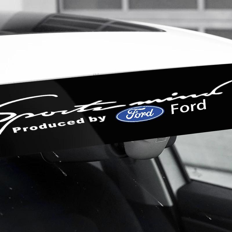 Gorące Naklejki Przeciwsłoneczne na Samochód Naklejki na Przednią Szybę Samochodu Dla Ford Focus 3 2015-2018 Kuga 2016-2019 Escape C-MAX Ecosport 2018-2