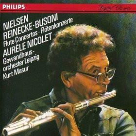 LP Record NIELSEN, REINECKE, BUSONI - AURÈLE  - Flute Concertos • Flötenkonzerte 4127281 Philips Digital 1985 Netherland Classical Used