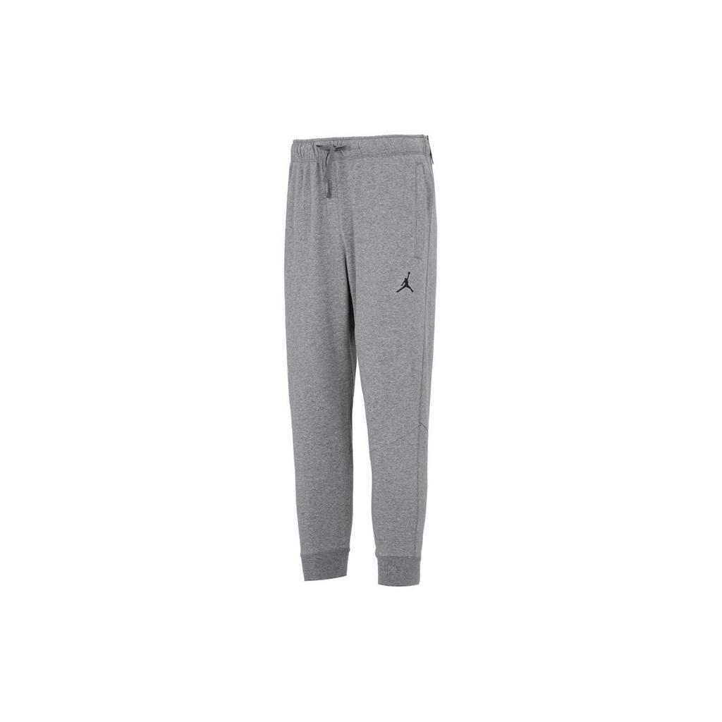 Jordan FW22 Solid Color Logo Print Joggers With Elastic Waist Men Bottoms Grey DQ7333-091