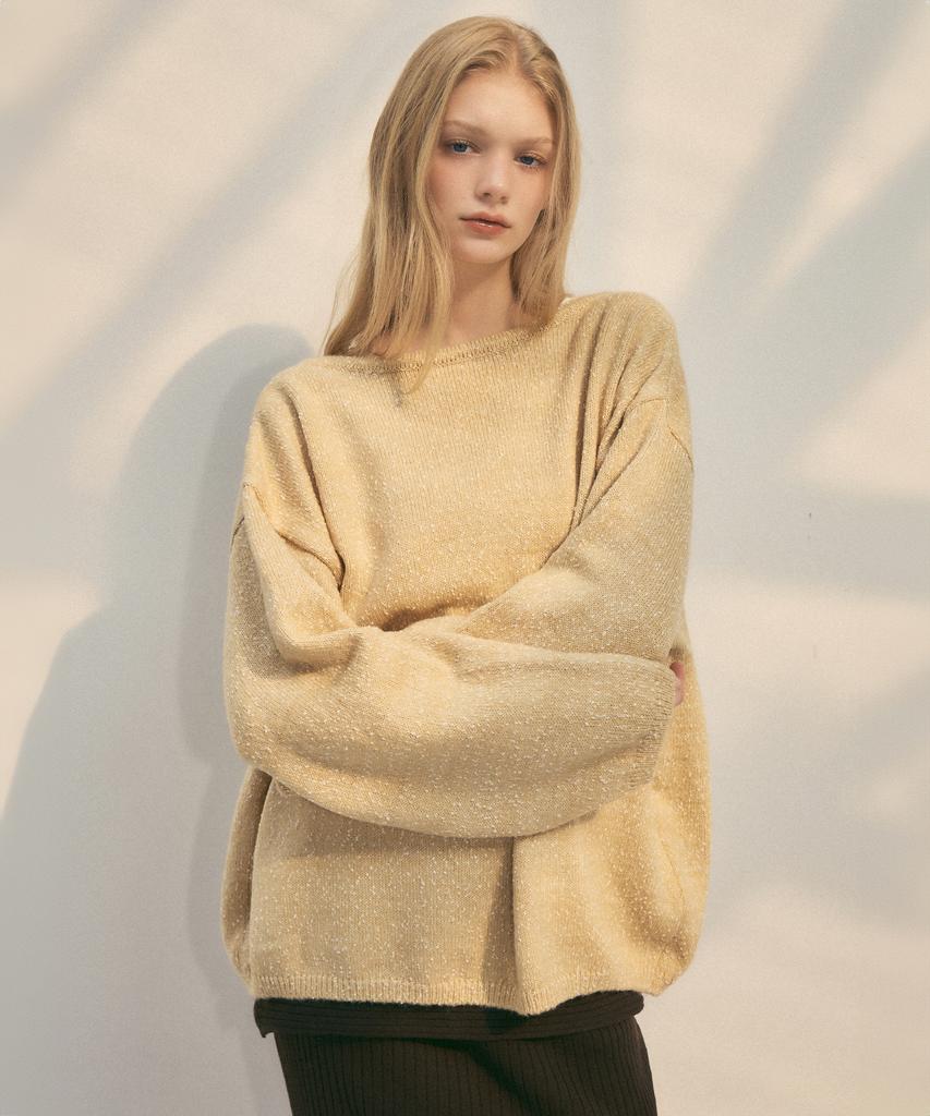 CITTA Reversible Back String Knit_Ctk237(Beige)