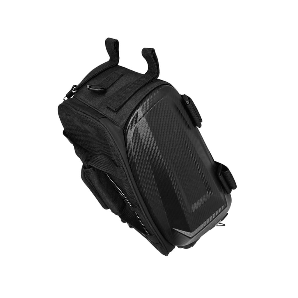 Bike Rack Bag Large Capacity Bike Seat Bag Expandable Multi Layer Design Easy Access Practical Storage Cycling Gear
