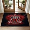 OGC Nice FC Design Crystal Velvet Rug Soft Decorative Mat for Bedroom Entrance