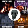 Halloween Simulation Skull Indoor Outdoor Fireplaces Party Scene Layout Props Foam Skull Ornaments Decoration