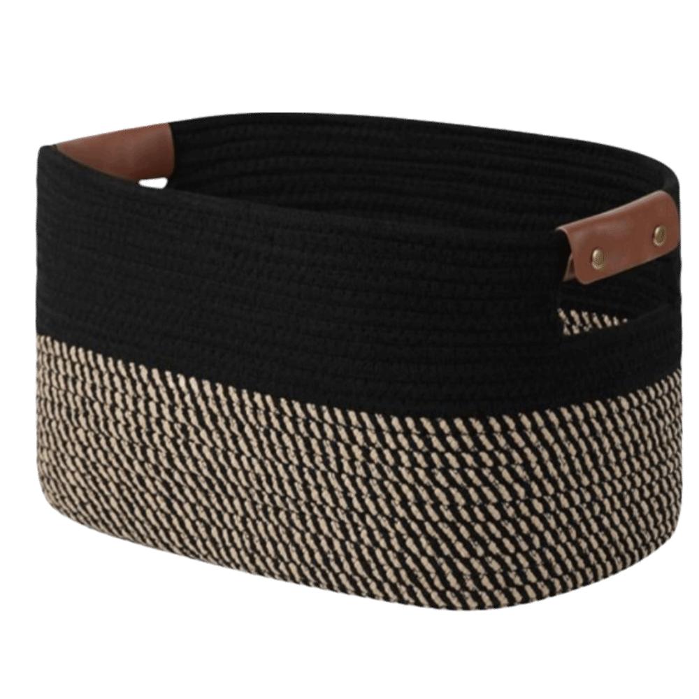 Wäschekorb mit großem Fassungsvermögen 15x10x9 Zoll Aufbewahrungskorb NEU Aufbewahrungsbehälter für Regale Wäsche