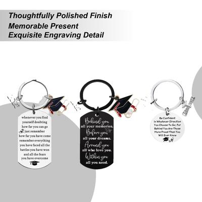 Graduation Keychain 2026 Graduate Bag Pendant Keepsake High School Graduation Keyring for College University Student Son