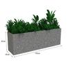 Outdoor Terrazzo Pattern Planter Box