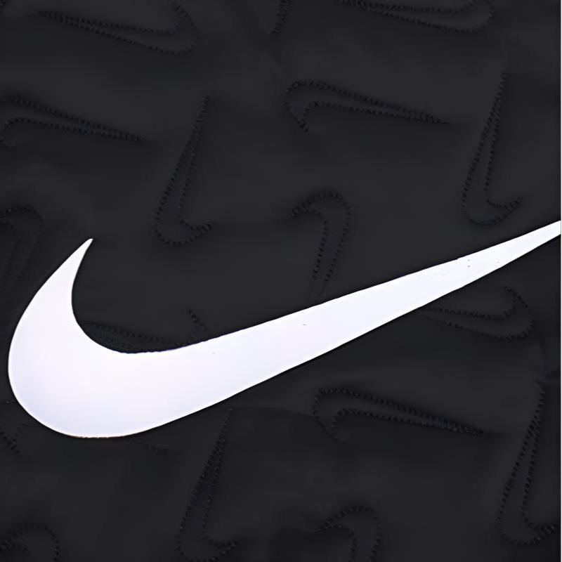 Nike Cotton Jacket Windproof Warm Casual Kids Jackets Black D03684-010