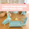 Sofa Shaped Resin Jewelry Display Stand For Necklace Earring Ring Organiser Decorative Holder for Accessories