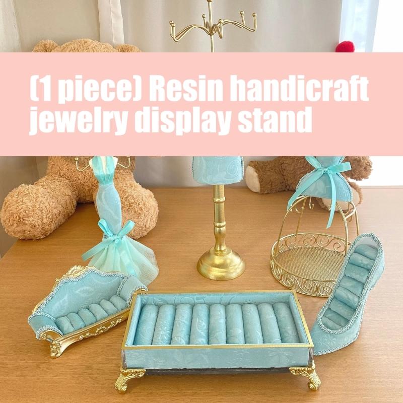 Sofa Shaped Resin Jewelry Display Stand For Necklace Earring Ring Organiser Decorative Holder for Accessories