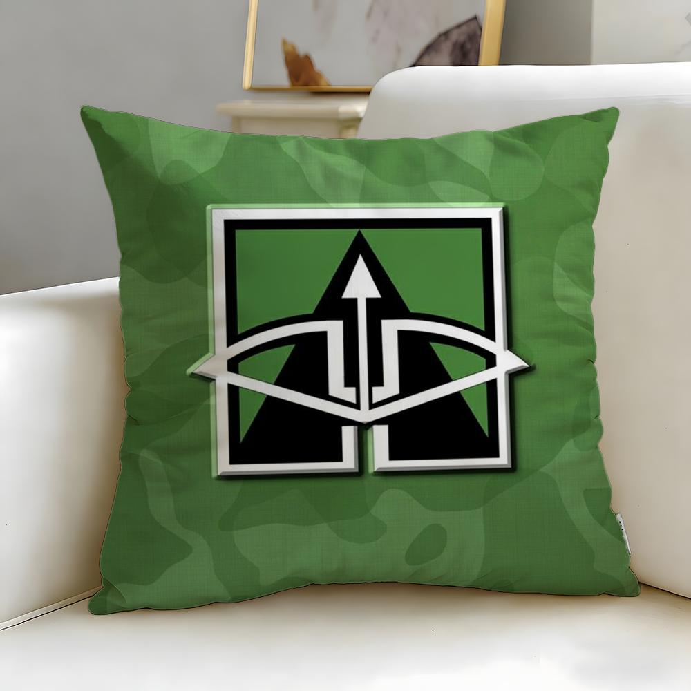 Игровой чехол для подушки Tom Clancy s Rainbow Six Siege – Мягкий и легко стирающийся наволочка – Универсальный для дивана, кровати, путешествий и офиса 30cmx30cm