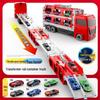 Children's Extra Large Transforming Toy Car Track & Alloy Racing Truck Set