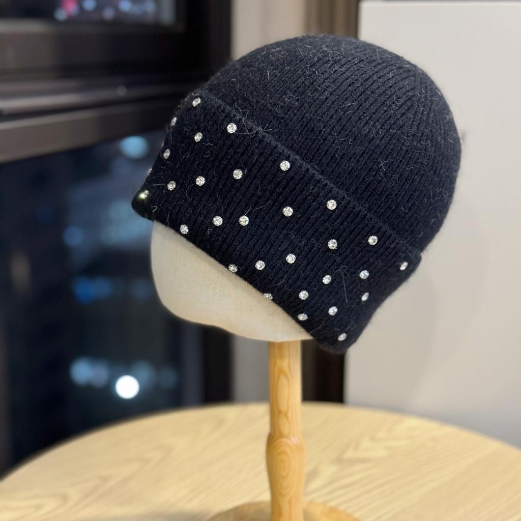 Winter Fashion Warm Large Head Circumference Pullover Hat Winter Thickened Ear Protection Knitted Hat