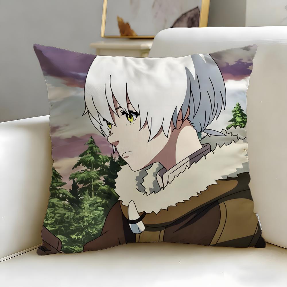 Popular Anime To Your Eternity Season Cushion Cover Soft & Easy-Wash Pillow Case – Versatile for Couch, Bed, Travel and Office