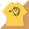 Hachiware On The Toilet Tshirt for Unisex Women Funny Cotton Short Sleeve Round Neck Tshirt Humor T Shirt Loose Casual Clothes